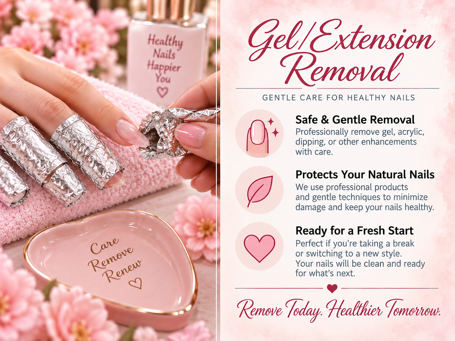 Gel / Extension Removal