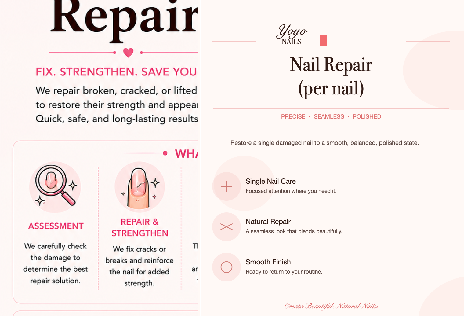 Nail Repair (per nail)